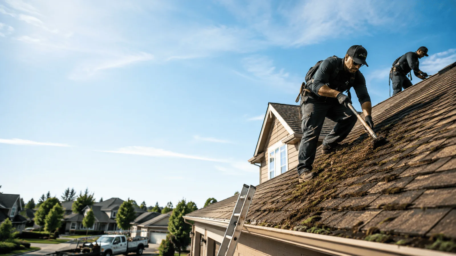 Roof Moss Removal in Prescott, MI near me
